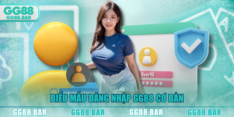 Biểu mẫu đăng nhập GG88 cơ bản